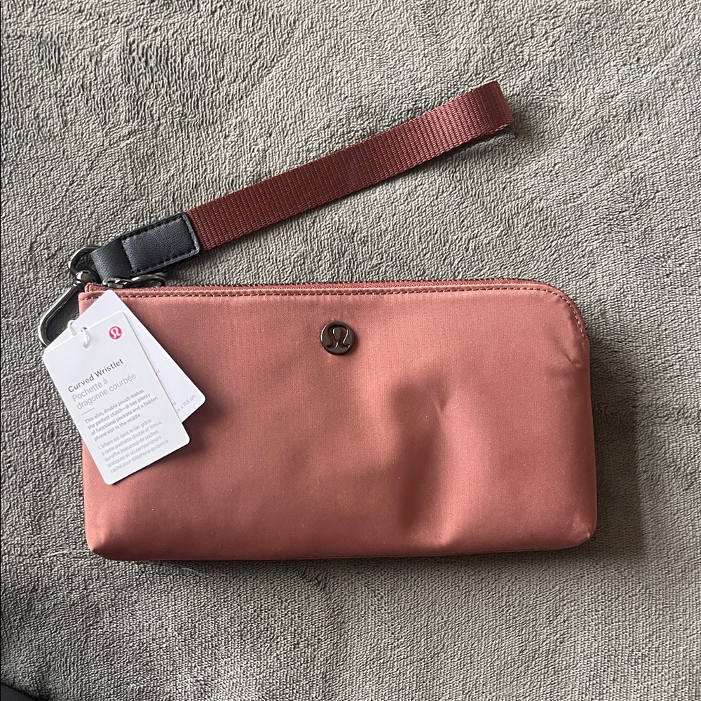 Chic Pink Double-Zip Wallet